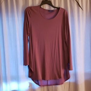 Apt. 9 mauve flowy top